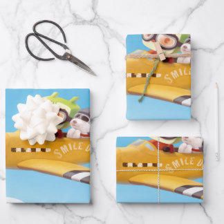 Iron T & Smile Pup: High Flying Adventure Wrapping Paper Sheets