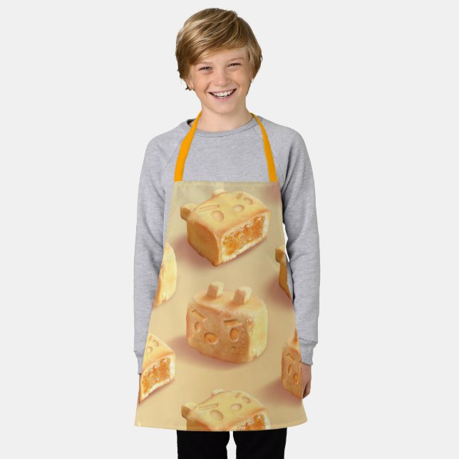 Iron T: Taiwanese Pineapple Cake Pattern Apron (Worn)