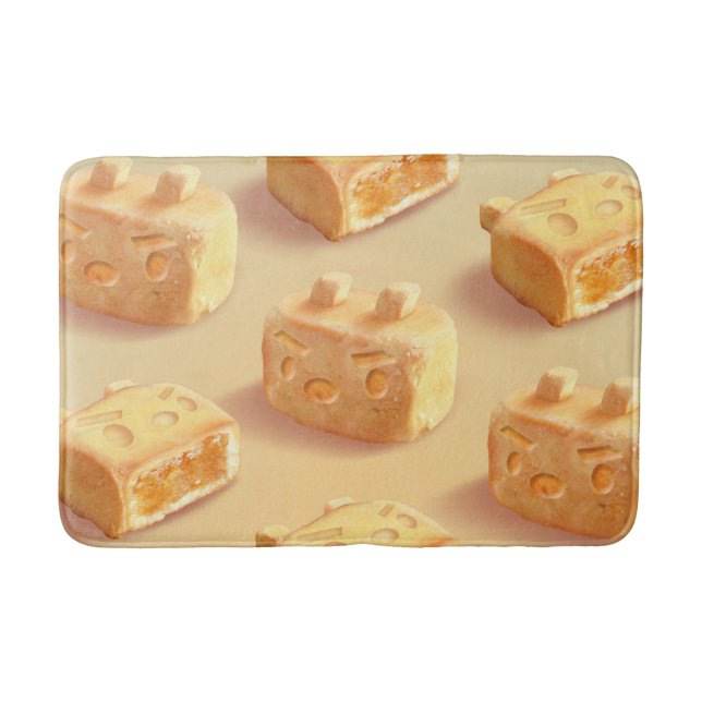 Iron T: Taiwanese Pineapple Cake Pattern Bath Mat (Front)