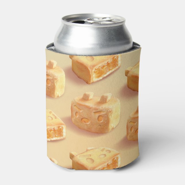 Iron T: Taiwanese Pineapple Cake Pattern Can Cooler (Can Front)