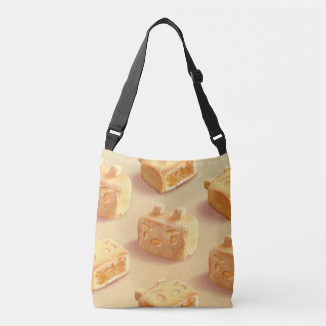 Iron T: Taiwanese Pineapple Cake Pattern Crossbody Bag (Front)