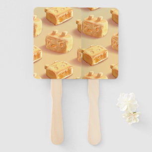 Iron T: Taiwanese Pineapple Cake Pattern Hand Fan