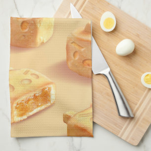 Iron T: Taiwanese Pineapple Cake Pattern Kitchen Towel