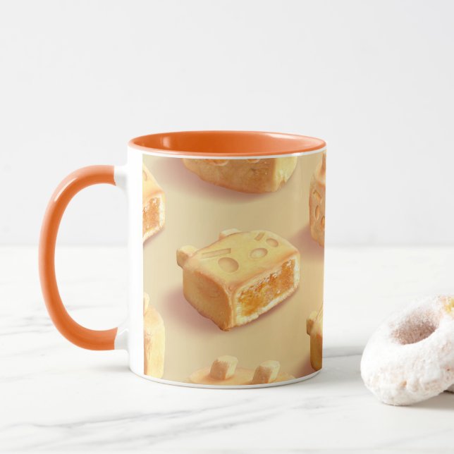 Iron T: Taiwanese Pineapple Cake Pattern Mug (With Donut)