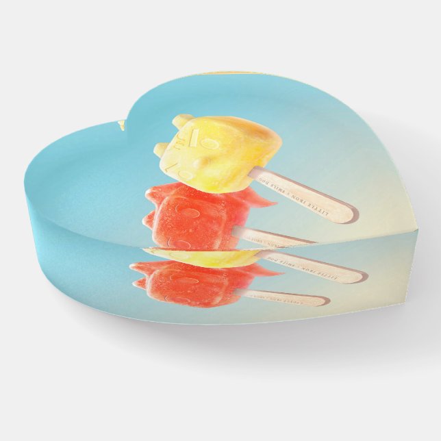 Iron T x Bunny girl: Mechanical Summer Popsicles Paperweight (Angled)