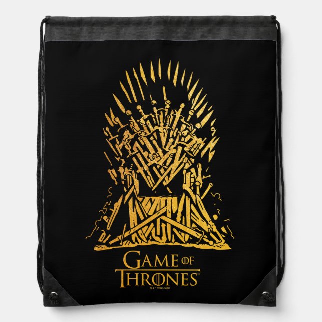 Iron Throne Icon Drawstring Bag (Front)