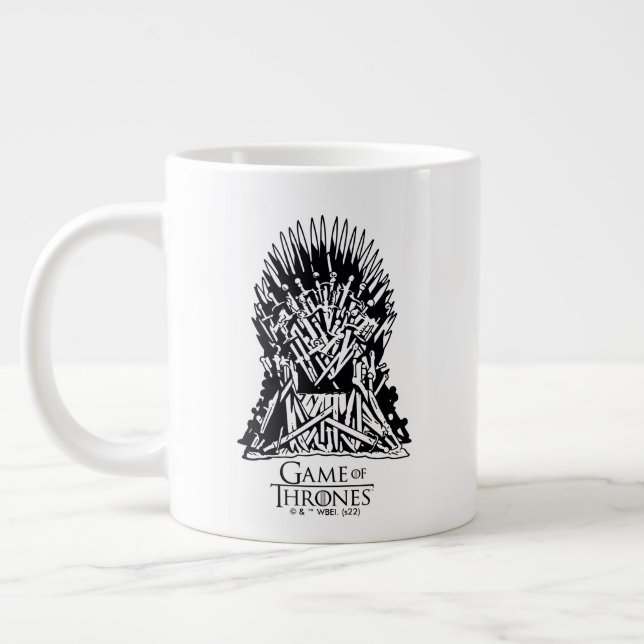 Iron Throne Icon Giant Coffee Mug (Left)