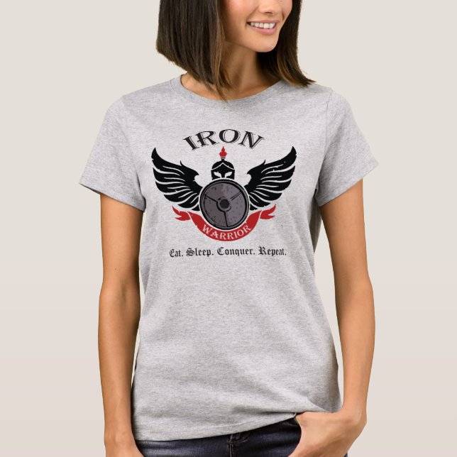 Iron Warrior - Gym Spartan T-Shirt (Front)