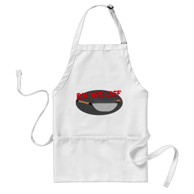 Iron Wok Chef Adult Apron (Front)