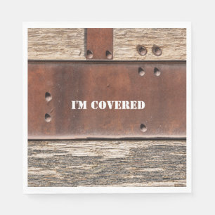 Iron Wood strong man look Napkins