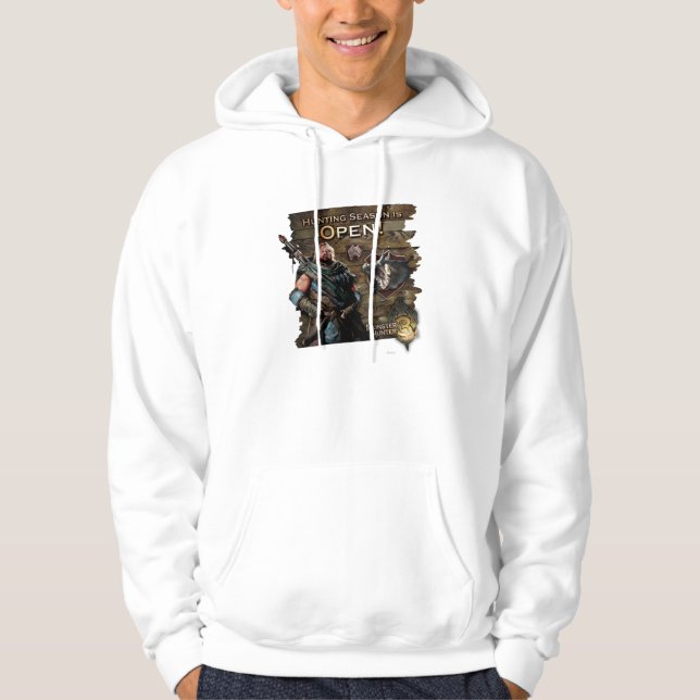 Ironbeard McCullough, Hunting season is open! Hoodie (Front)