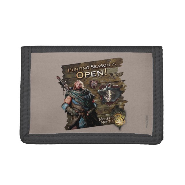 Ironbeard McCullough, Hunting season is open! Trifold Wallet (Front)