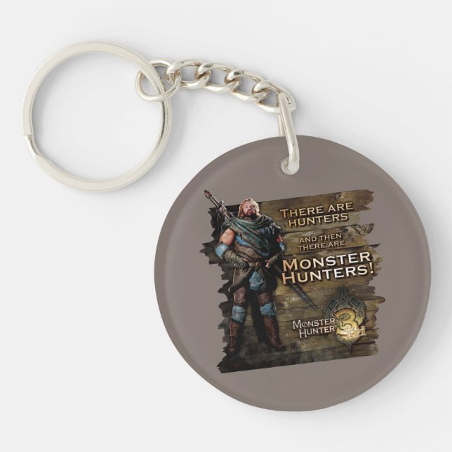 Ironbeard McCullough, There are Hunters, and then Keychain (Front)