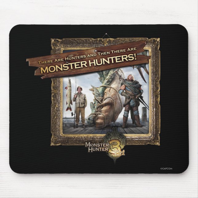 Ironbeard McCullough, There are Hunters, and then Mouse Pad (Front)