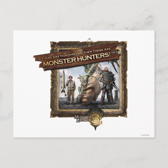 Ironbeard McCullough, There are Hunters, and then Postcard (Front)