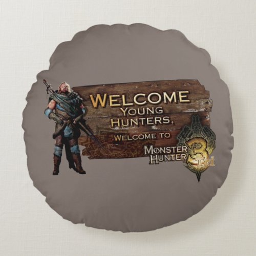 Ironbeard McCullough Welcome young hunters to Mon Round Pillow