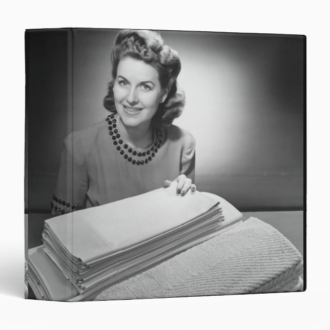 Ironed Linen and Towels Binder (Front/Spine)