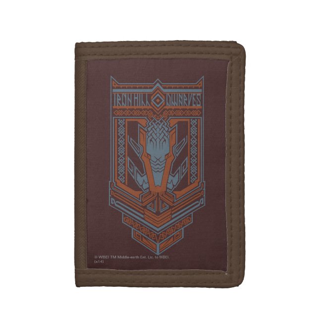 Ironhill Dwarves Shield Icon Tri-fold Wallet (Front Vertical)