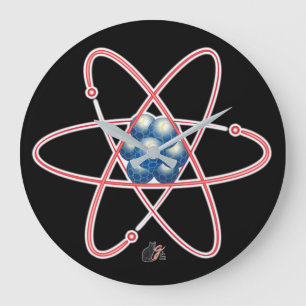 Ironic Atomic Large Clock