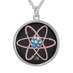 Ironic Atomic Sterling Silver Necklace