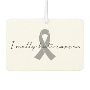 Ironic I Really Hate Cancer Any Color Ribbon Air Freshener
