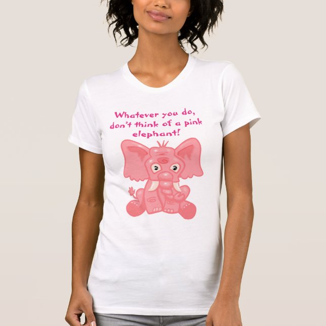 Ironic Process Pink Elephant T-Shirt (Front)