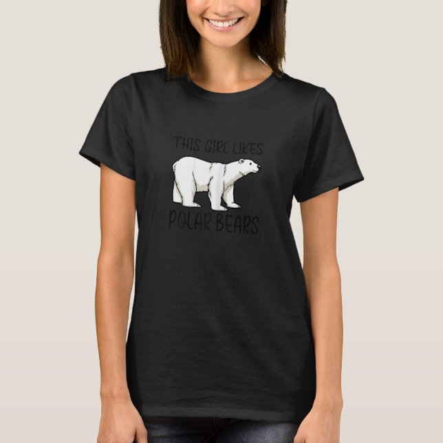 Ironic Saying Cute Polar Bears Wilderness T-Shirt (Front)