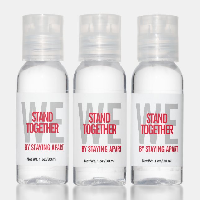 Ironic We Stand Together By Staying Apart Hand Sanitizer (Set)
