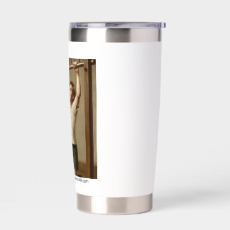 Ironically, young Charles Darwin fails gym. Insulated Tumbler