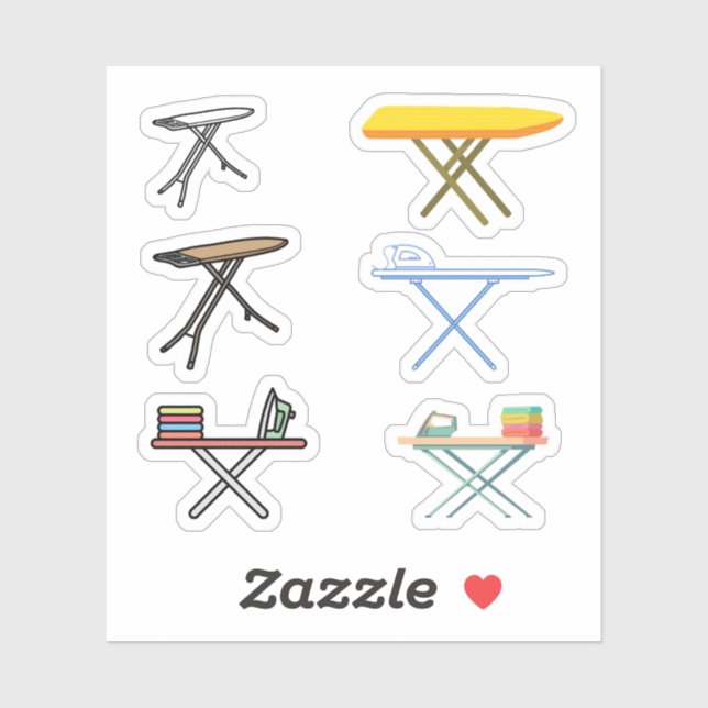 Ironing Board Stickers (Sheet)