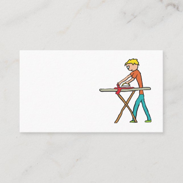 Ironing Business Card (Front)