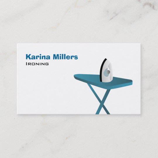 Ironing Business Cards