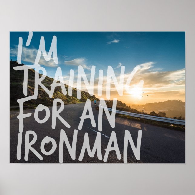 Ironman Training Inspiration Poster (Front)
