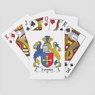 Ironside Family Crest Poker Cards