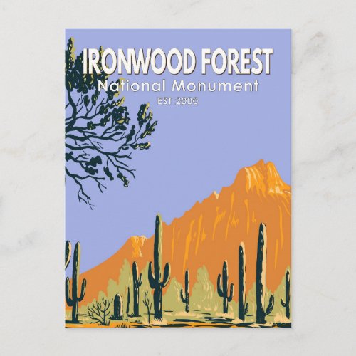 Ironwood Forest National Monument Arizona Vintage Postcard