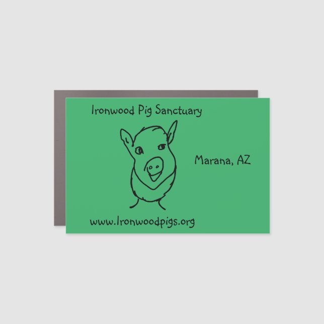 Ironwood Pig Logo Magnet (Front)