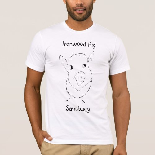 Ironwood Pig Sanctuary Logo T_shirt