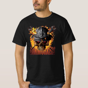 Ironworker skull and spuds T-Shirt