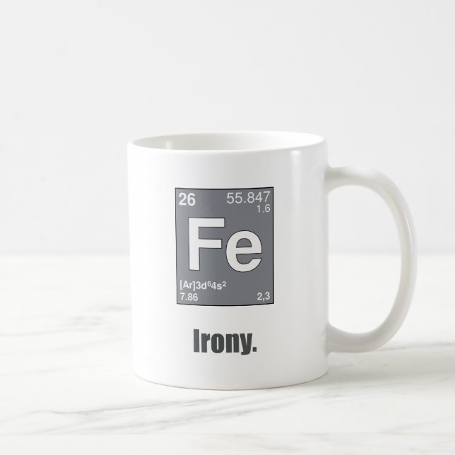 Irony Coffee Mug (Right)
