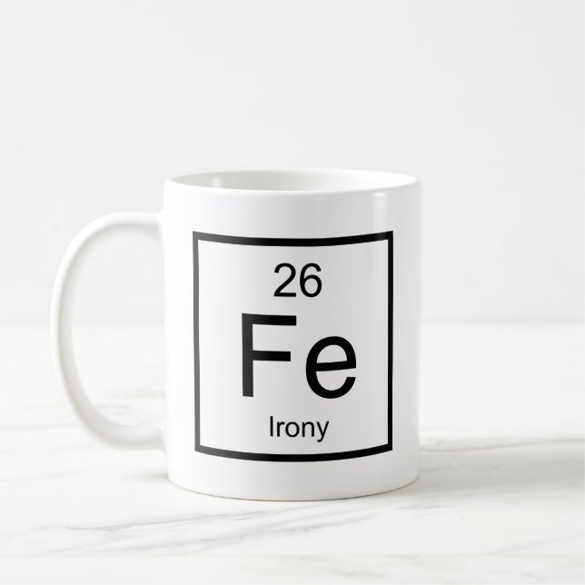 Irony Element Coffee Mug (Left)