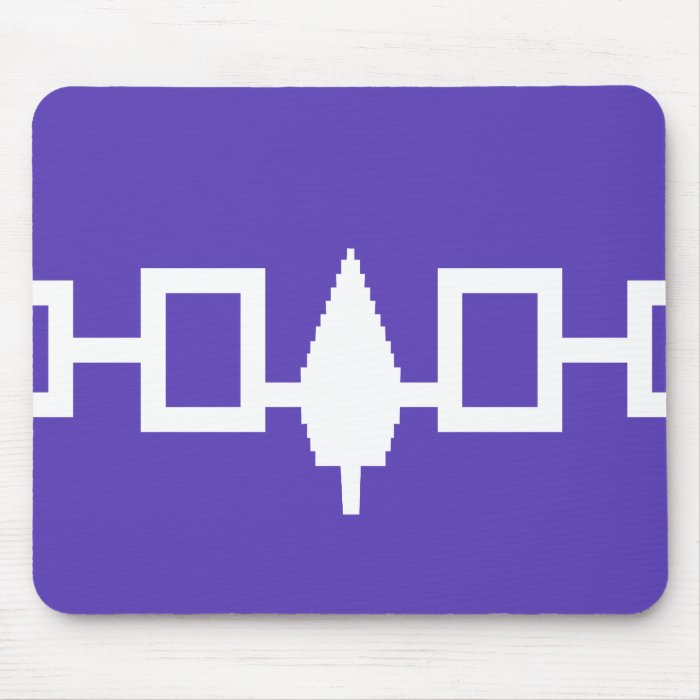 Iroquois Confederacy flag Mouse Pads