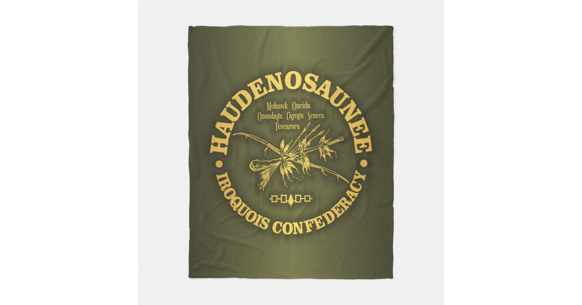 Iroquois Confederacy (Haudenosaunee) Fleece Blanket | Zazzle