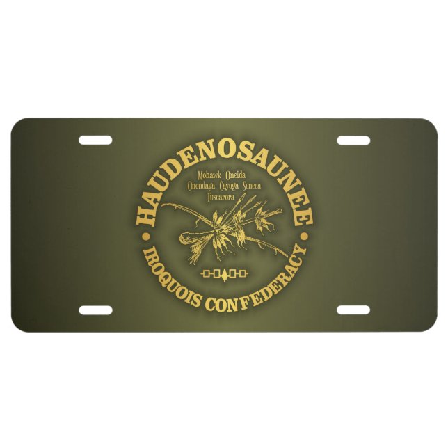 Iroquois Confederacy (Haudenosaunee) License Plate (Front)