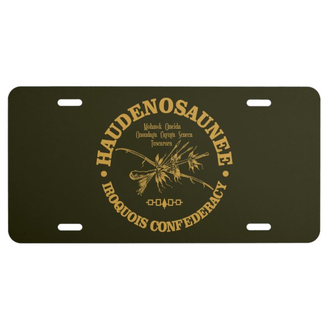 Iroquois Confederacy (Haudenosaunee) License Plate (Front)