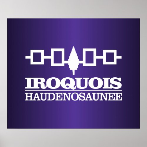 Iroquois Haudenosaunee Poster
