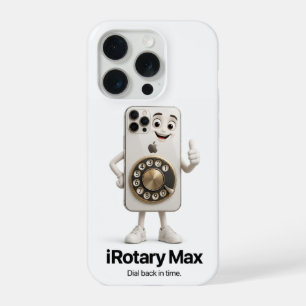 iRotary Max Funny Retro Phone Mashup iPhone 15 Pro Case