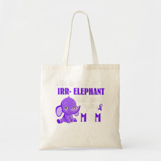 Irr Elephant Without You Mom Women Alzheimer Aware Tote Bag