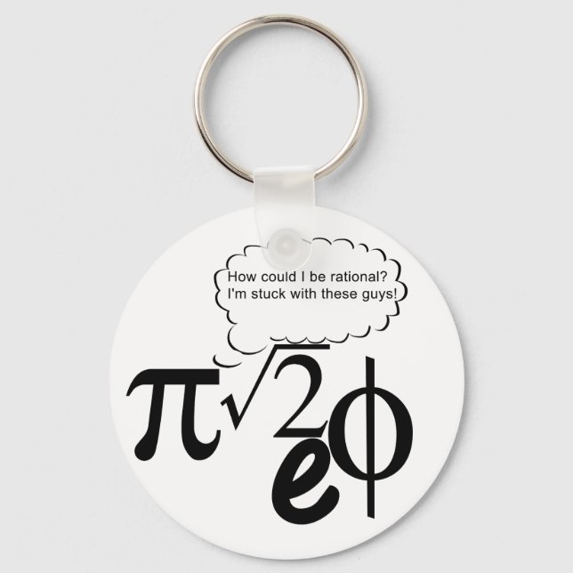 Irrational Buddies Keychain (Front)