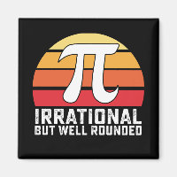 Irrational But Well Rounded Pi Day Math Vintage
