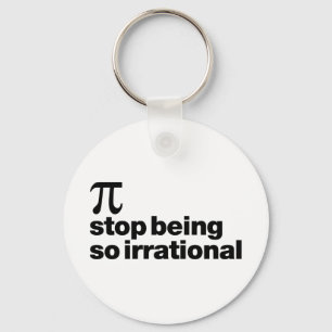 Irrational Pi Keychain